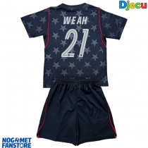 Sjedinjene Države Timothy Weah #21 Gostujuci Dres za djecu SP 2026 Kratak Rukav (+ Kratke hlače)